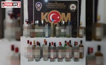 Didim’de kaçak içki operasyonu