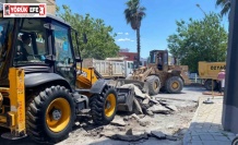 Söke’de yol yenileme çalışmaları devam ediyor