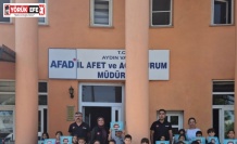 AFAD Aydın İl Müdürlüğü minik öğrencileri ağırladı