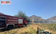 İncirliova’da zirai alanda çıkan yangın söndürüldü