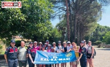 Afrodisias Antik Kenti ziyaretçilerine jandarmadan bilgilendirme