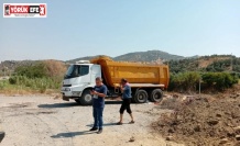 Germencik’te moloz mesaisi