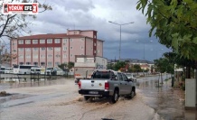 Didim’de sağanak yağış etkili oldu