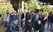 Sultanhisar’da üreticiye kestane ve incir fidesi dağıtıldı