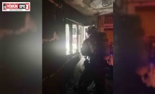 Aydın’da ev yangını panikletti