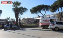 Minibüs ile otomobil çarpıştı: 1 yaralı