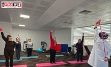 Nazilli’de kadınlar güne sporla başlıyor