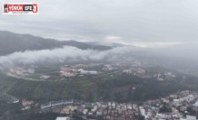 Aydın güne bulutla uyandı