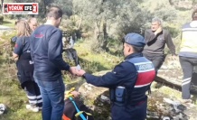 Kayalıktan düşen kadın ekiplerin çalışması ile kurtarıldı