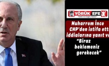 Muharrem İnce, CHP’den istifa ettiği iddialarına yanıt verdi: Biraz beklemeniz gerekecek