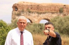 Başkan Atay, Tralleis’teki çalışmaları yerinde inceledi