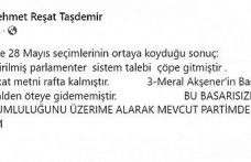 İYİ Partili Taşdemir: "Akşener’in başbakanlık talebi hayalden öteye gidememiştir"