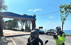 Kuşadası’nda motosiklet sürücüleri bilgilendirildi