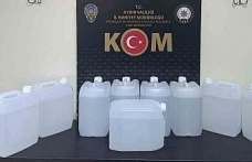 Aydın’da 45 litre etil alkol ele geçirildi