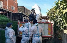 Aydın’da iki çöp evden 13 kamyon çöp çıktı