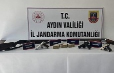 Didim’de ruhsatsız silah operasyonu