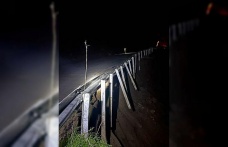 İncirliova’da yol çöktü, sürücülere uyarı yapıldı