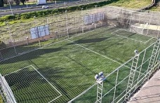 Çeştepe’deki halı saha yeniden hizmete açıldı