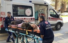 Evde düşerek yaralanan yaşlı kadının imdadına ekipler yetişti