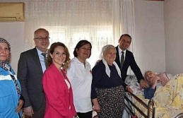 Aydın İl Sağlık Müdürü Şenkul yaşlıları...