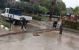 Aydın Büyükşehir’den sağanak mesaisi