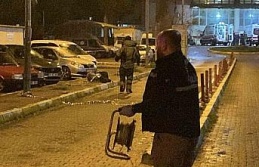 Aydın’da hastane önündeki şüpheli valizden giyecek çıktı