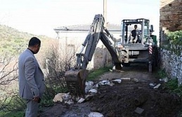 Koçarlı’da yağmur sonrası hasar tespiti için...