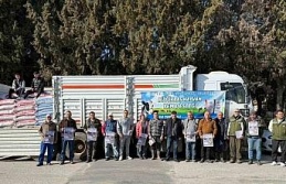 Büyükşehir’in yem desteği Sultanhisar’da üreticilerle...