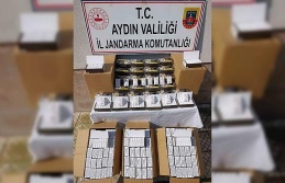 Çine’de 55 bin adet kaçak makaron ele geçirildi