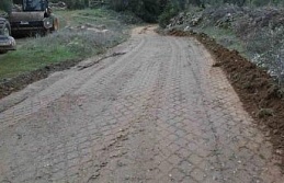 Kavaklı Mahallesi’ndeki bahçe yolu yenilendi