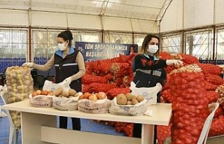 Aydın Büyükşehir Belediyesi’nden patates ve...