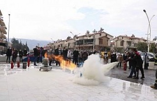 Aydın Büyükşehir İtfaiye ADÜ personeline eğitim...