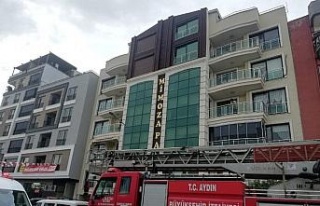 Aydın’da ev yangını panikletti
