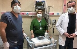 Çine Devlet Hastanesi’ne EKG cihazı bağışlandı
