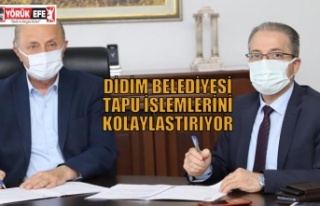 DİDİM BELEDİYESİ TAPU İŞLEMLERİNİ KOLAYLAŞTIRIYOR