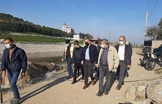 Adnan Menderes Müzesi’ndeki köprü inşaatı tamamlanıyor