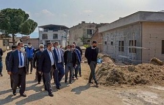 Başkan Güler sağlık merkezi inşaatını inceledi