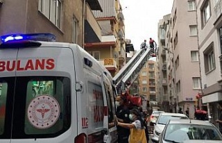 Efeler’de mutfak yangını