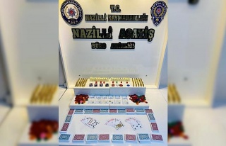 Nazilli’deki kıraathaneye kumar baskını