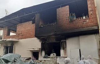 Söke’de ev yangını