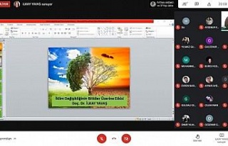 İklim değişiminin bitkiler üzerine etkisi semineri...