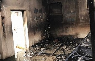 Aydın’da okul kantininde yangın çıktı