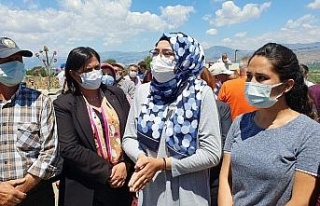 Başkan Çerçioğlu ve CHP’li vekiller çiftçileri...