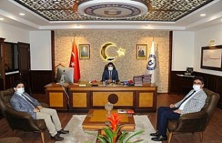 Başkan İnal, Rektör Aldemir ile görüştü