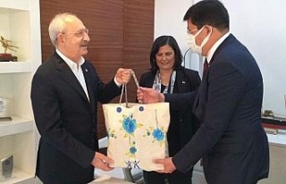 Başkan Özcan CHP lideri ile bir araya geldi