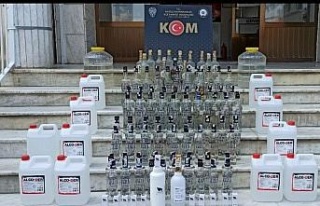 Bozdoğan’da sahte alkol operasyonu