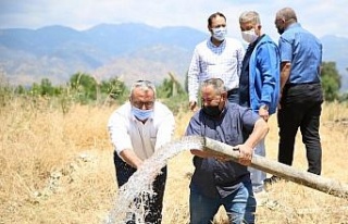 Gölhisar tarımsal sulama kuyusu faaliyete geçti