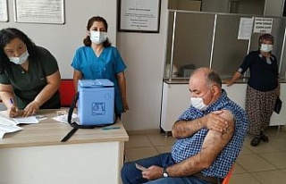 Karpuzlu’da aşılamaya ilgi büyük