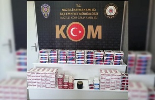 Nazilli’de kaçak sigara operasyonu