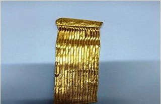 Sahte altın bilekliği satmaya çalışırken yakalandı